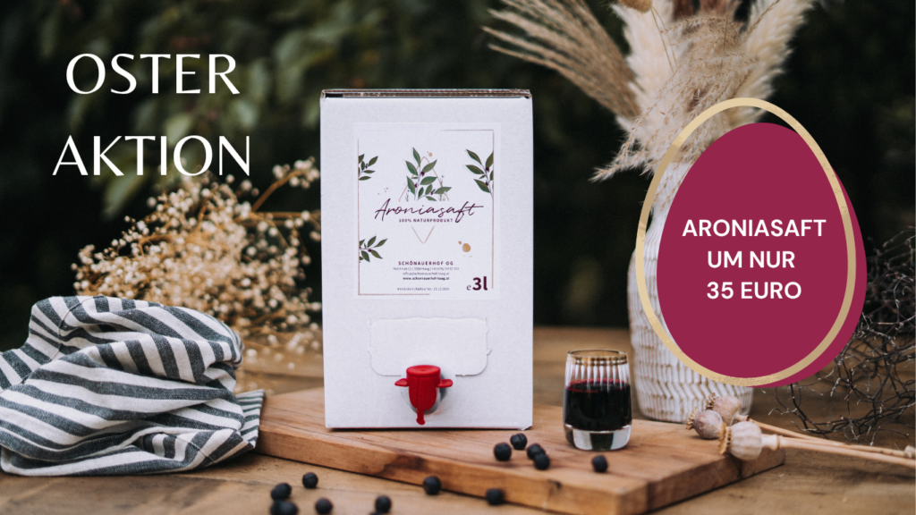 Aroniasaft zum Vorteilspreis